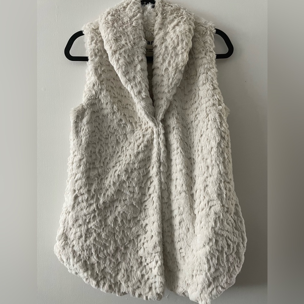 Faux fur vest